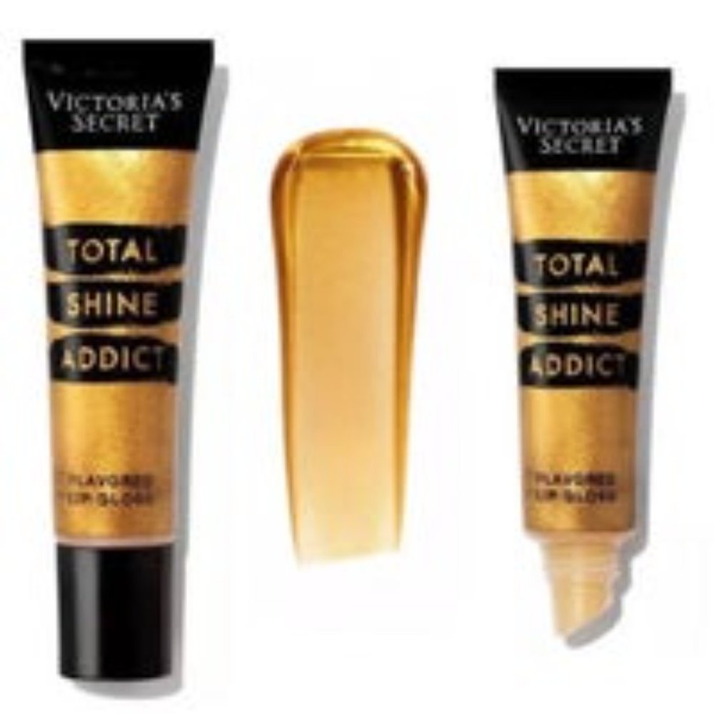 2 Tubes Victoria's Secret Total Shine Addict Gold